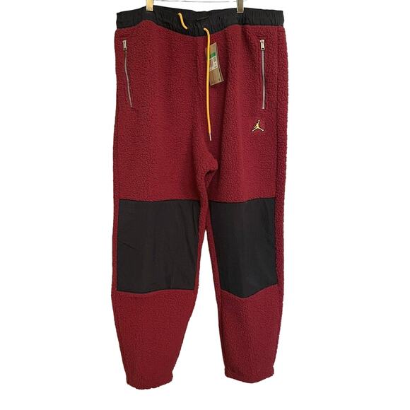 Nike Air Jordan Essentials Pants Joggers High Pile Fleece Jumpman Mens XL NEW‎